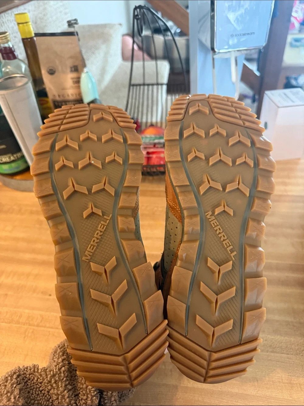 Merrell Olive Green and Brown Trail Boots